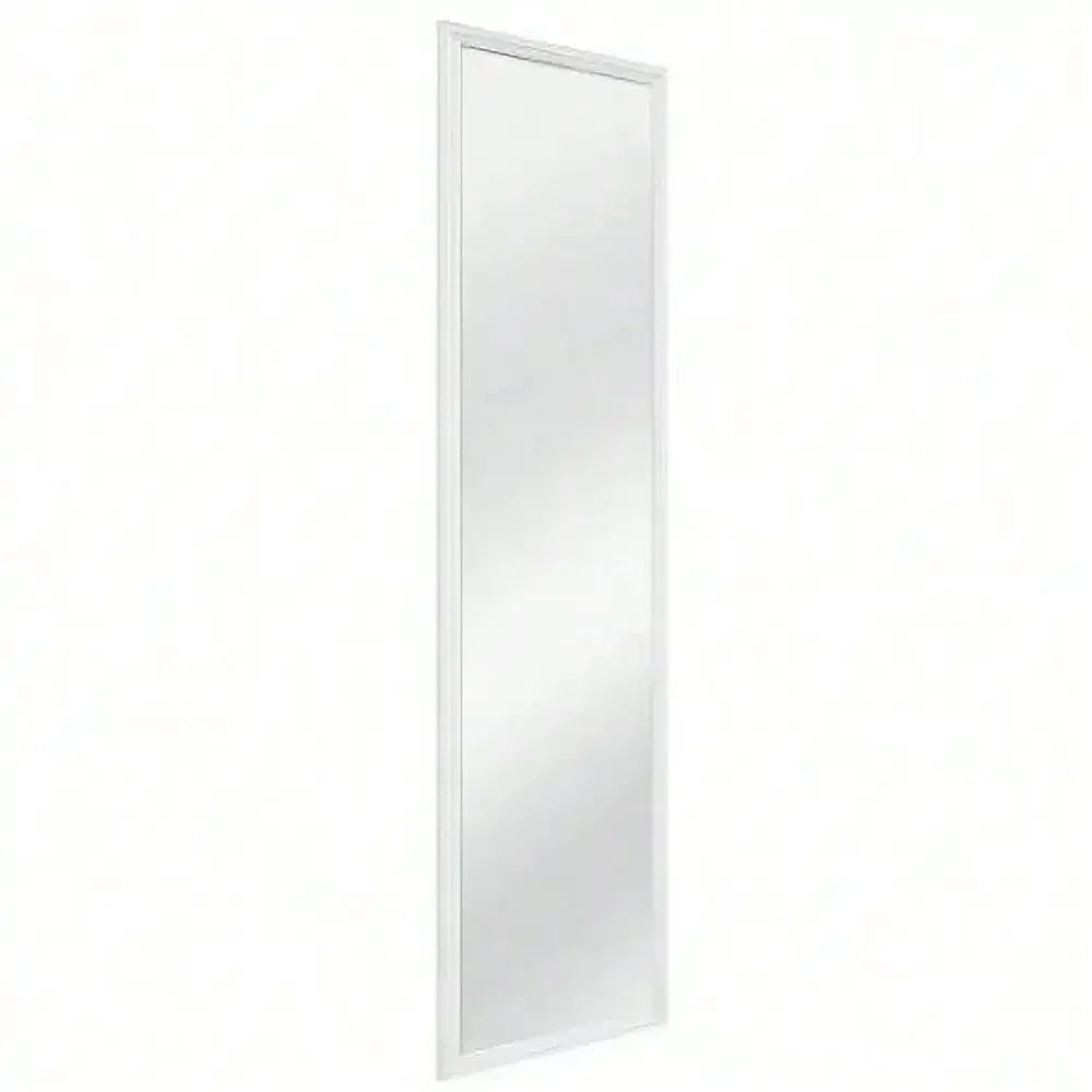 13x49 White Over Door Mirror