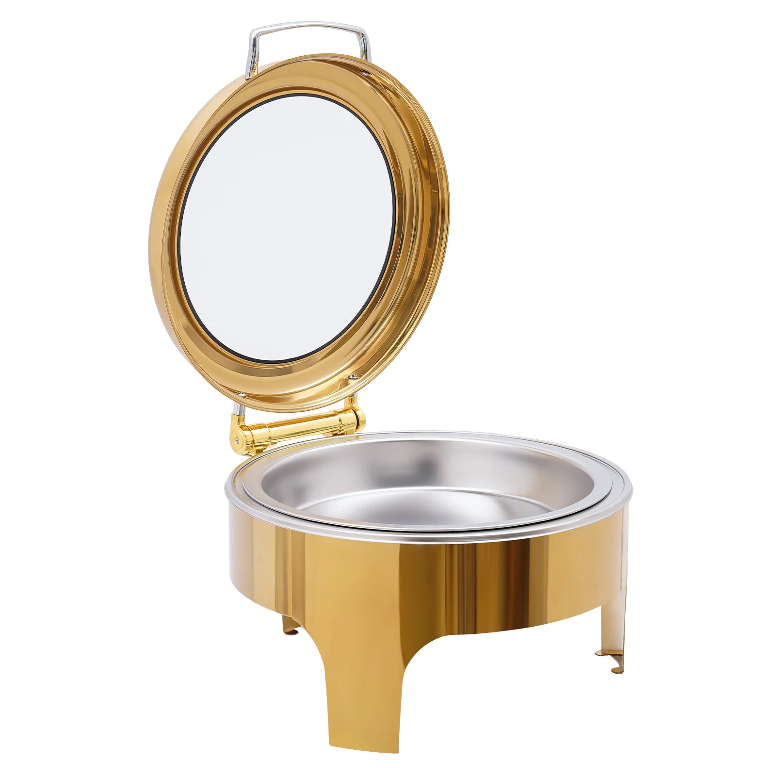 Modern Golden Chafing Dish Glass Lid
