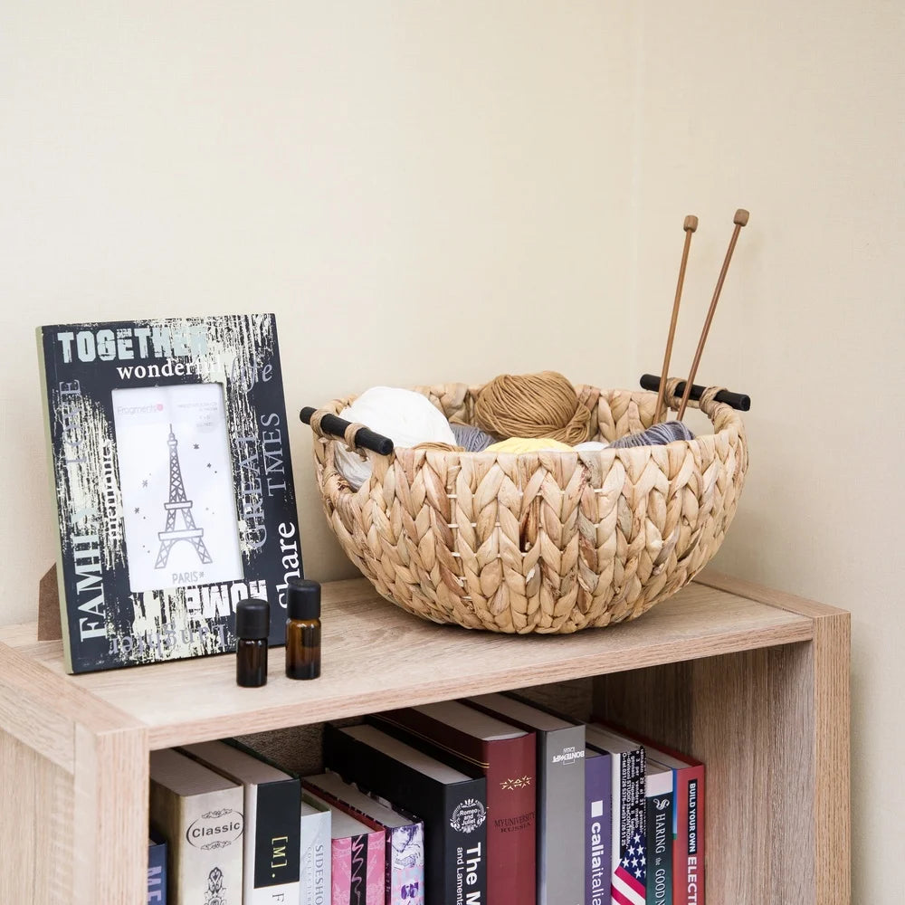 Natural Woven Water Hyacinth Decorative Bowl