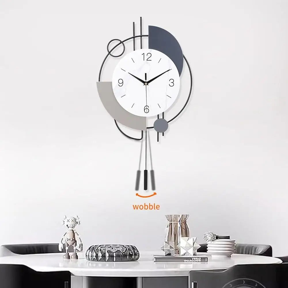 Silent Quartz Wall Clock Pendulum