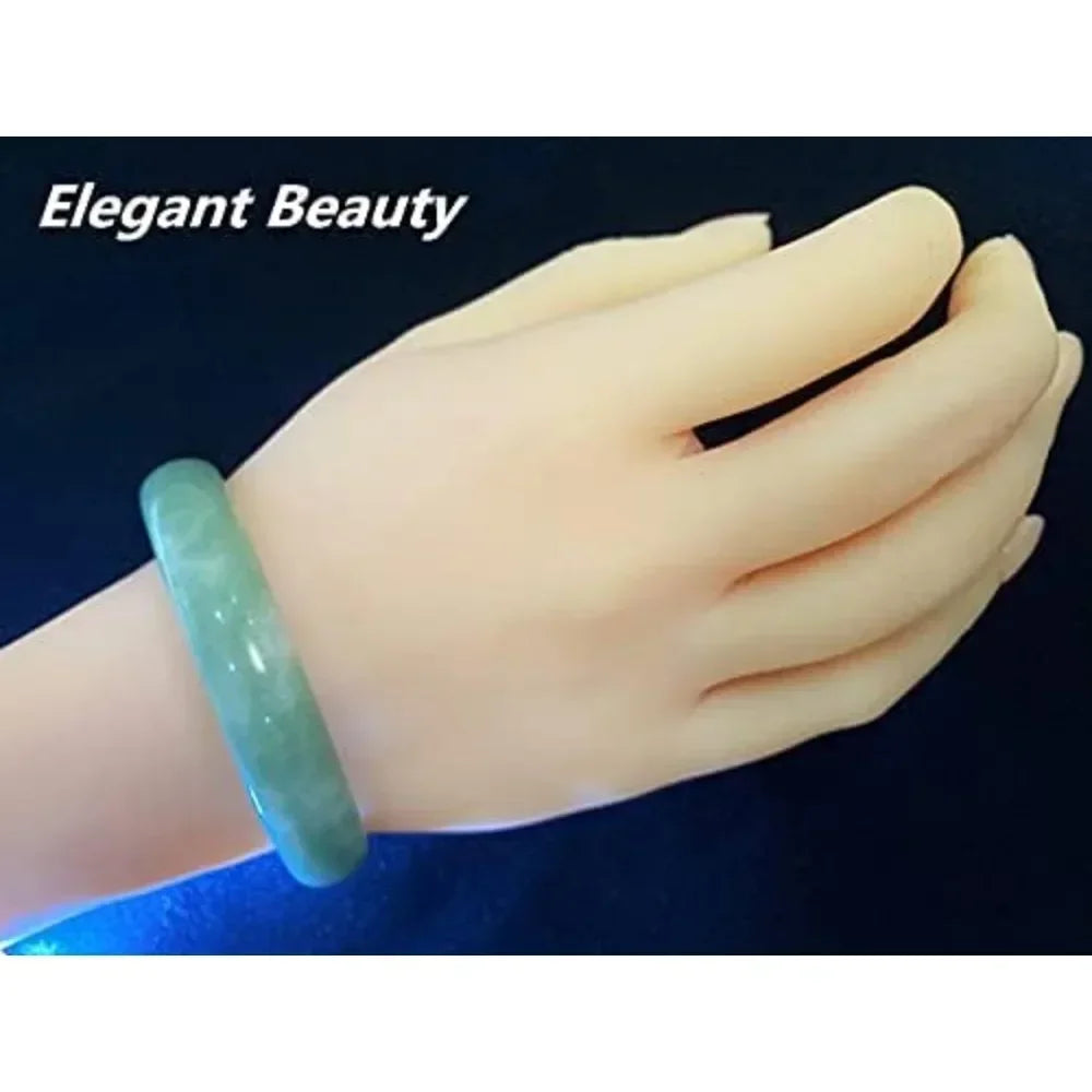 Natural Jade Bangle Bracelet Certificate Gift Box