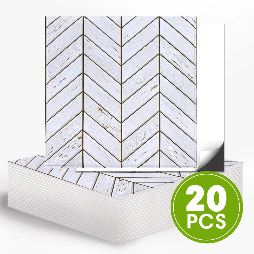 Faux Wood Grain Peel Stick Wall Panel