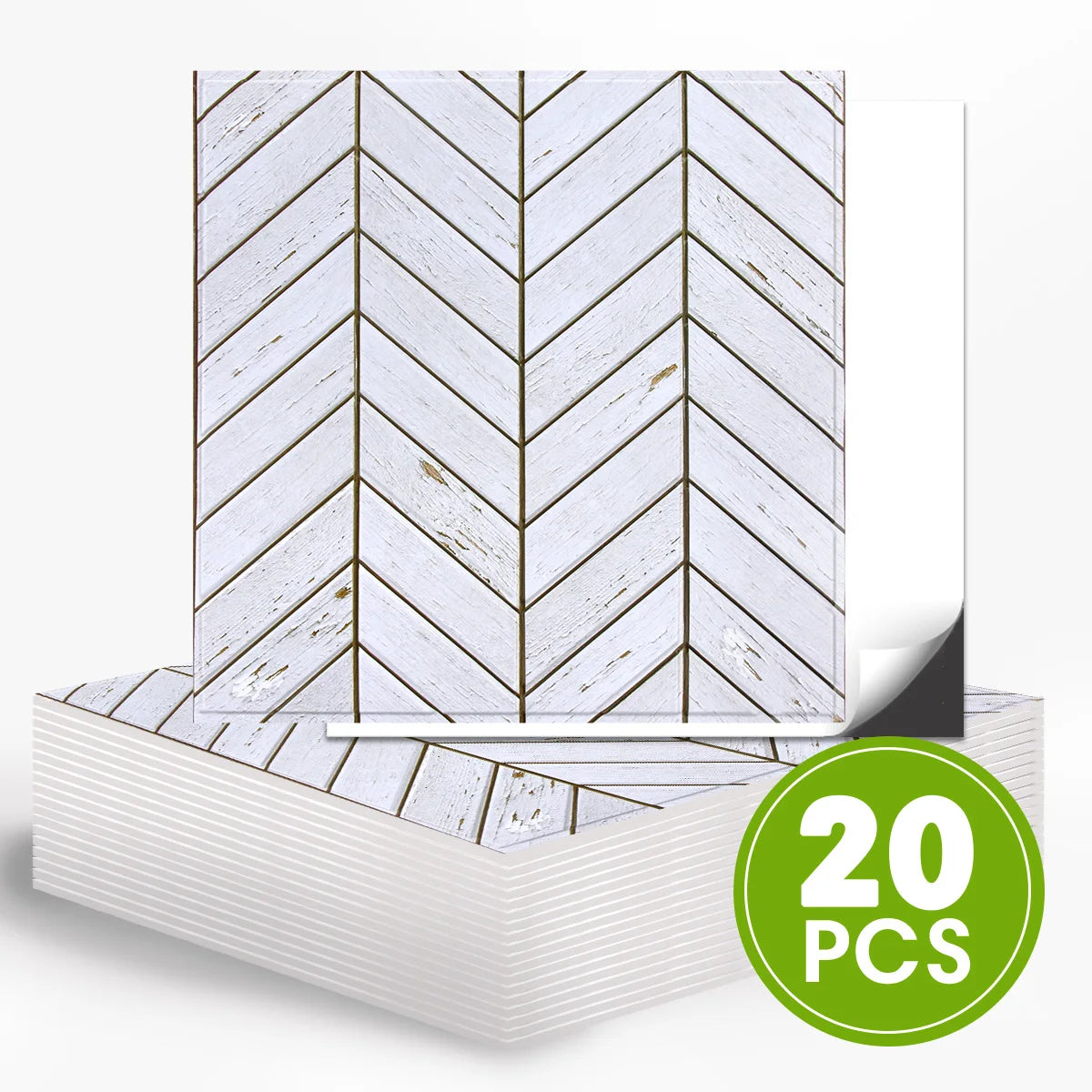 Faux Wood Grain Peel Stick Wall Panel