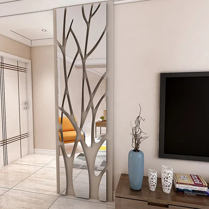 Lucky Tree Wall Stickers Mirror Art