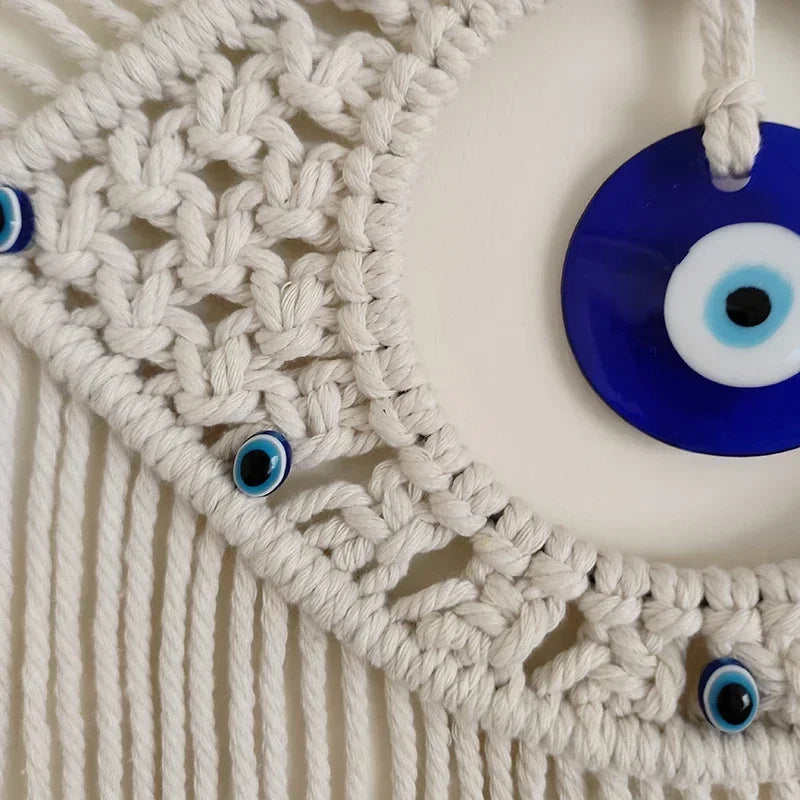 Handmade Turkish Evil Eye Wall Hanging