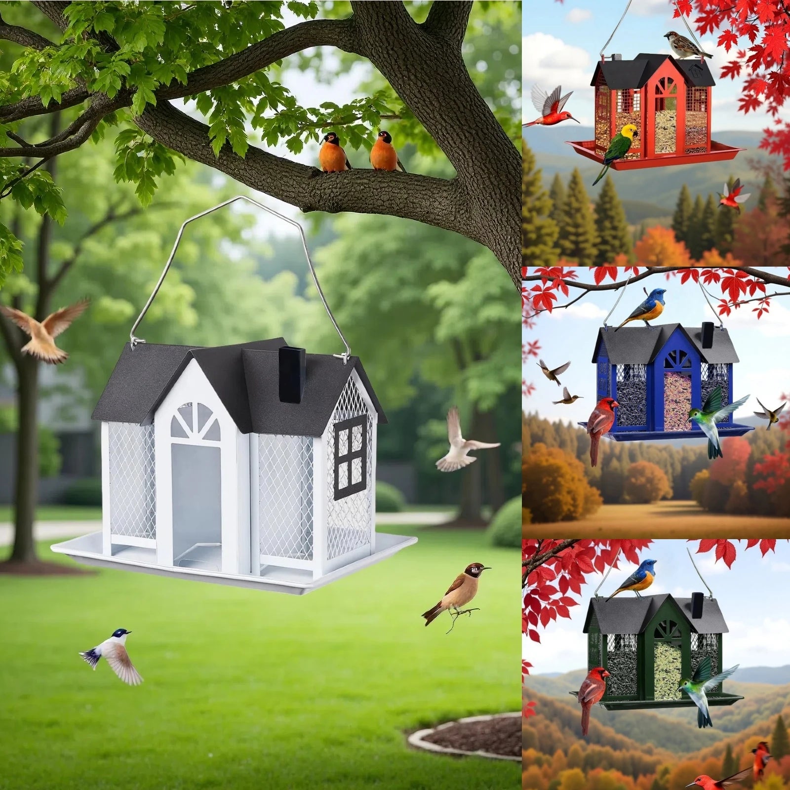 Outdoor Hanging Wild Bird Feeder Large