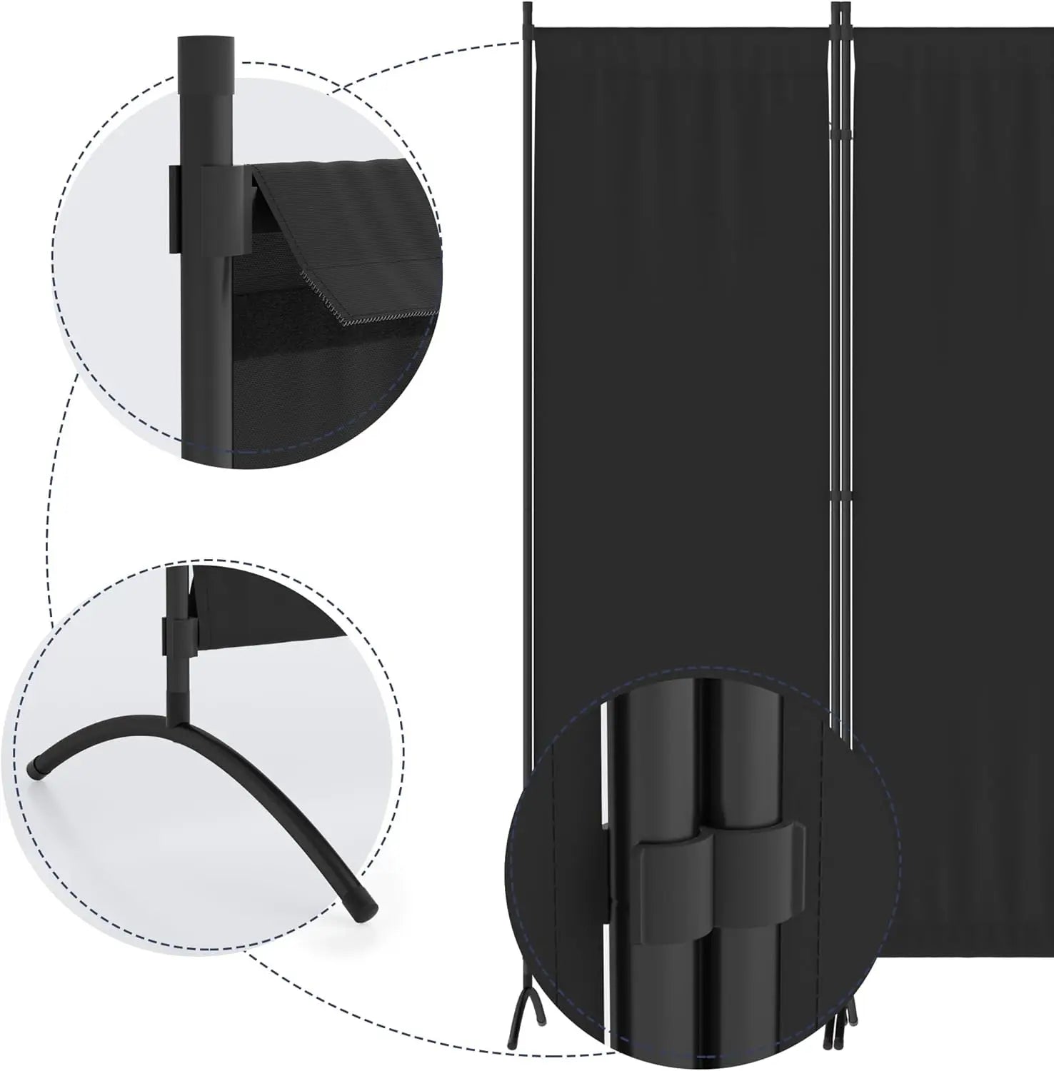 Room Divider Folding Privacy Screen