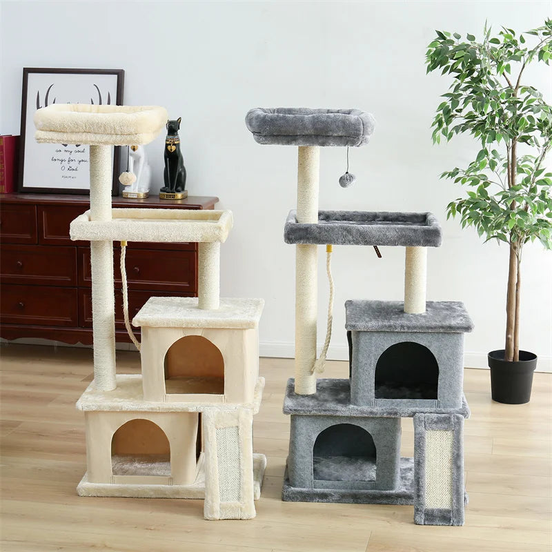 Unique Design Cat Scratcher Cat Toys Domestic Delivery Cat Climbing Frame Pet Supplies 2 Colors Kitten Play Toys Small Cat House